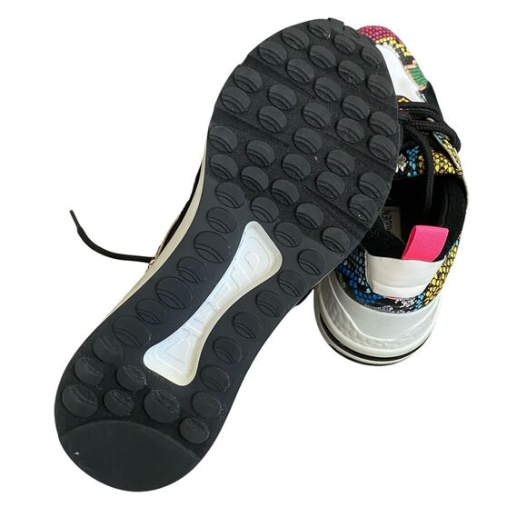 Steve Madden Cliff Fashion Sneakers 7.5 EU 38 Snake Multicolor Chunky Platform - Picture 6 of 8